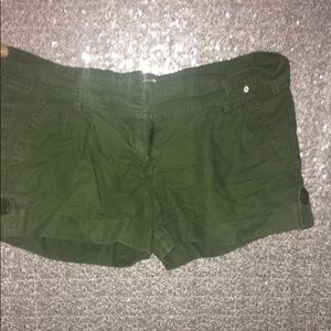 Green Cargo shorts